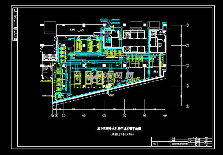 空调制冷机房及空调机房布置图